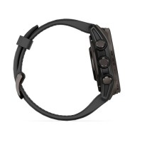 Смарт-годинник Garmin fenix 8 AMOLED (43 мм) Sapphire карбоново-сірий DLC титан чорний/гравійно-сірий (010-02903-21)