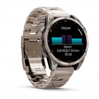 Смарт-годинник Garmin fenix 8 AMOLED (47 мм) Sapphire Titanium з титановим браслетом (010-02904-40)