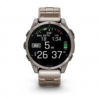 Смарт-годинник Garmin fenix 8 AMOLED (47 мм) Sapphire Titanium з титановим браслетом (010-02904-40)