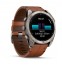 Смарт-годинник Garmin fenix 8 AMOLED (51 мм) Sapphire Titanium з каштановим шкіряним ремінцем (010-02905-40)