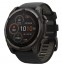 Смарт-годинник Garmin Fenix 8 Solar 51 мм із Sapphire покриттям, вуглецево-сірий, з DLC, з силіконовим ремінцем сірого кольору 010-02907-11