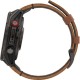 Смарт-годинник Garmin fenix 8 Pro AMOLED (47 мм) Sapphire карбоново-сірий DLC титан з каштановим шкіряним ремінцем (010-03198-40)