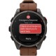 Смарт-годинник Garmin fenix 8 Pro AMOLED (47 мм) Sapphire карбоново-сірий DLC титан з каштановим шкіряним ремінцем (010-03198-40)