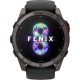 Смарт-годинник Garmin Fenix 8 Pro MicroLED Sapphire 51mm сірий DLC Titanium з чорним силіконовим ремінцем (010-03380-01)