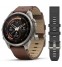 Смарт-годинник Garmin Fenix 9 Pro (47 мм) inReach з шкіряним ремінцем коричневого кольору (010-04336-41)