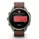 Garmin Fenix 9 Pro 47mm inReach Brown Leather Strap (010-04336-41)