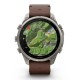Garmin Fenix 9 Pro 47mm inReach Brown Leather Strap (010-04336-41)