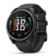 Смарт-годинник Garmin Fenix 9 Carbon Gray DLC (47 мм) з чорним силіконовим ремінцем 010-04762-11