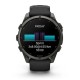 Смарт-годинник Garmin Fenix 9 Carbon Gray DLC (47 мм) з чорним силіконовим ремінцем 010-04762-11