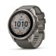 Смарт-годинник Garmin Fenix 9 Pro Solar 51mm Titanium зі світло-сірим ремінцем