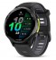 Смарт-годинник Garmin Forerunner 970 з сірим безелем з титану DLC та чорним ремінцем 010-02969-10