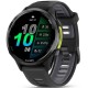 Смарт-годинник Garmin Forerunner 970 з сірим безелем з титану DLC та чорним ремінцем 010-02969-10