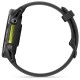 Смарт-годинник Garmin Forerunner 970 з сірим безелем з титану DLC та чорним ремінцем 010-02969-10