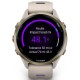 Смарт-годинник Garmin Forerunner 970 з золотим безелем з титану та світло сірим ремінцем 010-02969-12