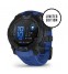 Смарт-годинник Garmin Instinct 3 (45 мм) AMOLED чорний з синім ремінцем (010-02936-03)