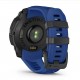 Смарт-годинник Garmin Instinct 3 (45 мм) AMOLED чорний з синім ремінцем Смарт-годинник Garmin Instinct 3 (45 мм) AMOLED чорний з синім ремінцем
