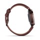 Смарт-годинник Garmin Lily 2 Classic кольору бронза з шкіряним ремінцем 010-02839-03