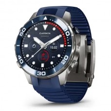 Смарт-годинник Garmin MARQ Diver (Gen 3) з гумовим ремінцем синього кольору (010-04549-40)