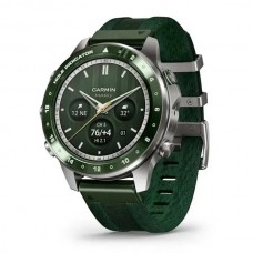 Смарт-годинник Garmin MARQ Golfer (Gen 3) з жакардовим нейлоновим ремінцем зеленого кольору (010-04549-50)
