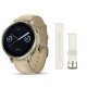 Преміальний годинник Garmin Venu 4 у золотому корпусі з шкіряним ремінцем 010-03013-03