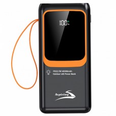 Зовнішній акумулятор (павербанк) Aspiring Light 40 PD22.5W, 40000 mAh